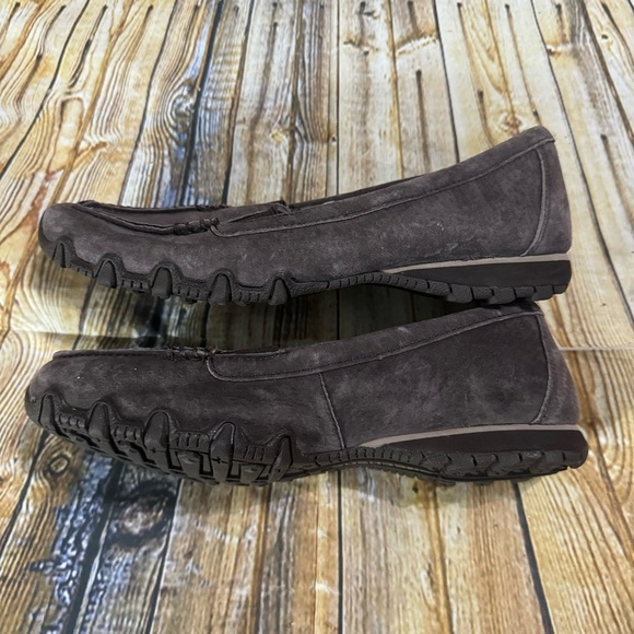 Skechers Relaxed Fit Air-Cooled Memory Foam Brown Suede Loafers Womans Size 7.5 - Picture 4 of 5